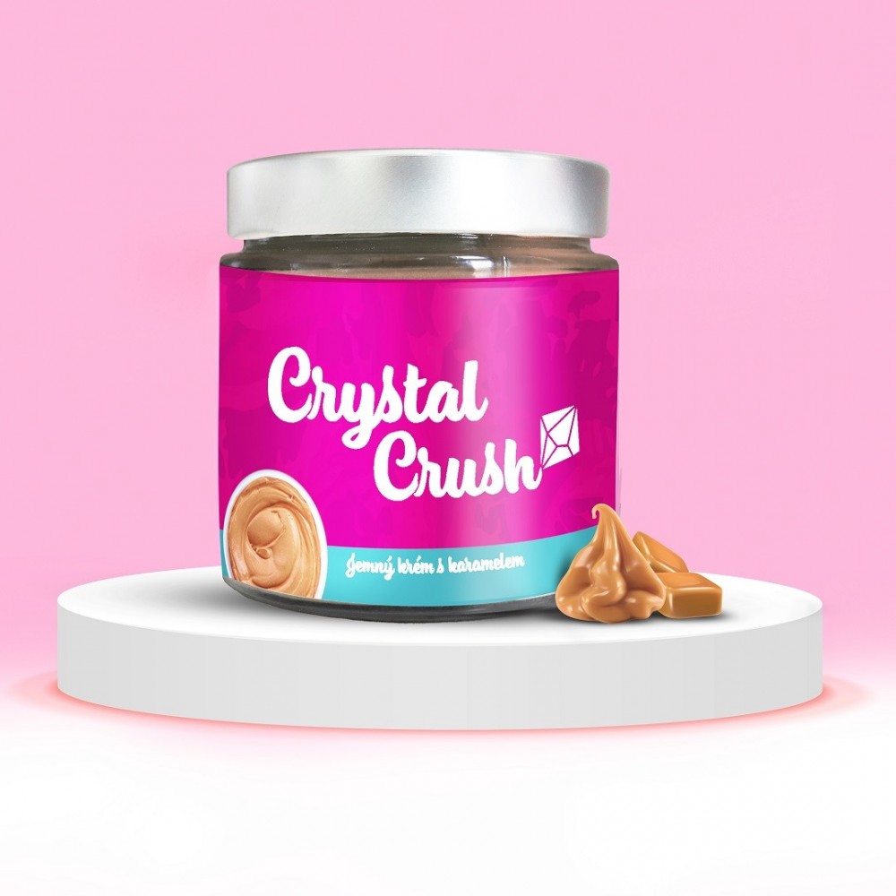 Crystal Crush arašídový krém se slaným karamelem